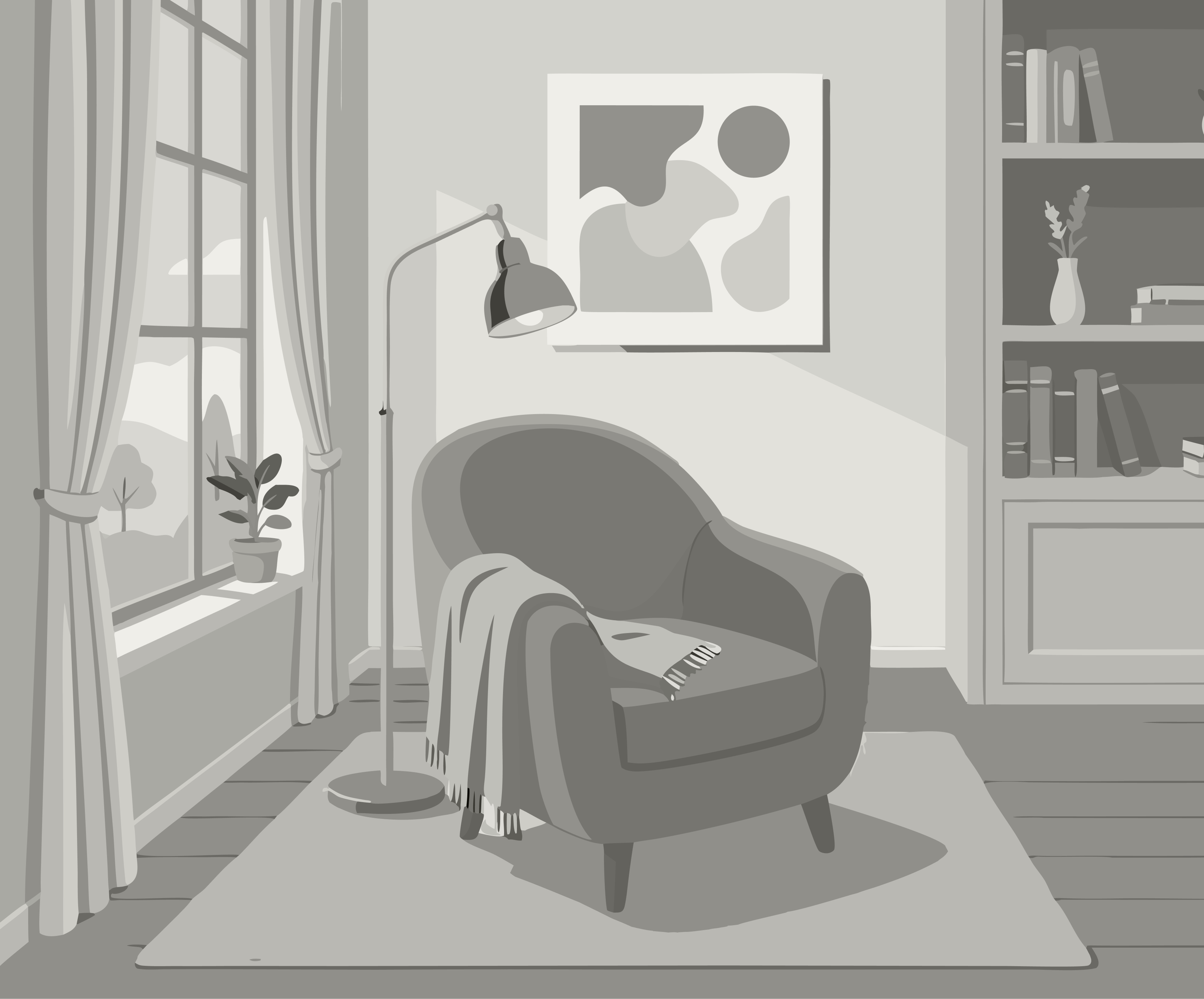 Zimmer mit Verbindungstür und seitlichem Meerblick